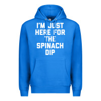 True Royal foodie appetizer i'm just here for the spinach dip premium t shirt Premium Hoodie - linhVisuals
