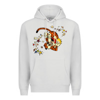Dove Grey calvin Premium Hoodie - linhVisuals