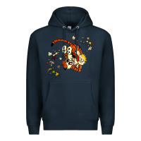 Navy calvin Premium Hoodie - linhVisuals