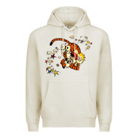 Oatmeal Heather calvin Premium Hoodie - linhVisuals