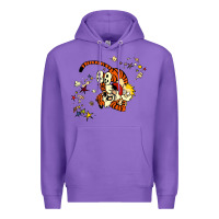 Purple calvin Premium Hoodie - linhVisuals