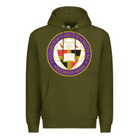 Army Green college of the holy cross Premium Hoodie - linhVisuals