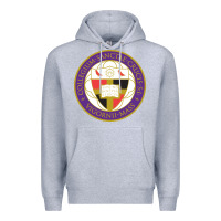 Heather Grey college of the holy cross Premium Hoodie - linhVisuals