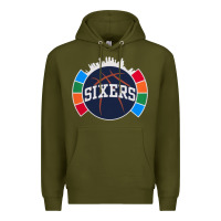 Army Green sixers basketball Premium Hoodie - linhVisuals