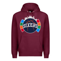 Burgundy sixers basketball Premium Hoodie - linhVisuals