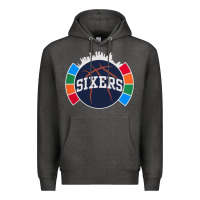 Charcoal Heather sixers basketball Premium Hoodie - linhVisuals