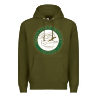 Army Green george mason university Premium Hoodie - linhVisuals