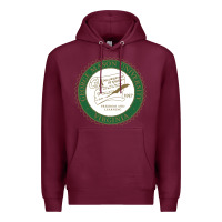 Burgundy george mason university Premium Hoodie - linhVisuals