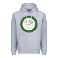 Heather Grey george mason university Premium Hoodie - linhVisuals