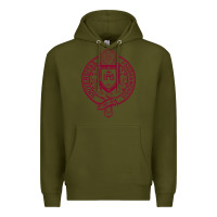 Army Green f0rdham university Premium Hoodie - linhVisuals