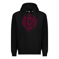 Black f0rdham university Premium Hoodie - linhVisuals