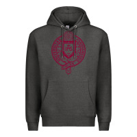 Charcoal Heather f0rdham university Premium Hoodie - linhVisuals