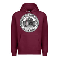 Burgundy southern methodist university Premium Hoodie - linhVisuals