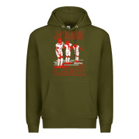 Army Green ja'marr chase Premium Hoodie - linhVisuals