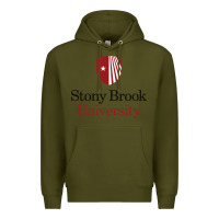 Army Green stony brook university Premium Hoodie - linhVisuals
