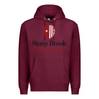 Burgundy stony brook university Premium Hoodie - linhVisuals