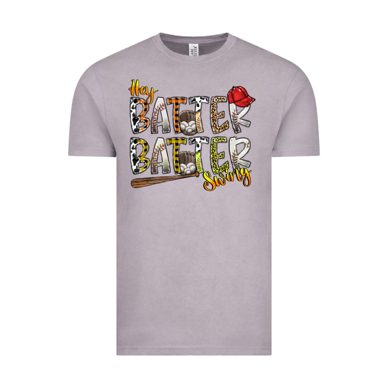Hey Batter Batter Swing Vintage Tee by SublimationCraftShop | Teevron