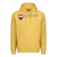 Antique Gold albright college vectorized Premium Hoodie - linhVisuals