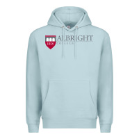 Blue Mist albright college vectorized Premium Hoodie - linhVisuals
