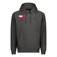 Charcoal Heather albright college vectorized Premium Hoodie - linhVisuals