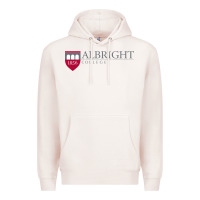 Pale Pink albright college vectorized Premium Hoodie - linhVisuals