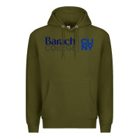 Army Green baruch college vectorized Premium Hoodie - linhVisuals