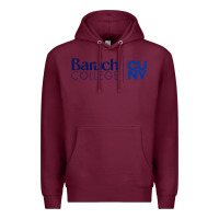 Burgundy baruch college vectorized Premium Hoodie - linhVisuals