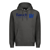 Charcoal Heather baruch college vectorized Premium Hoodie - linhVisuals
