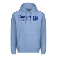 Colony Blue baruch college vectorized Premium Hoodie - linhVisuals