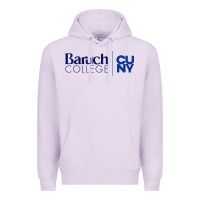 Lilac baruch college vectorized Premium Hoodie - linhVisuals