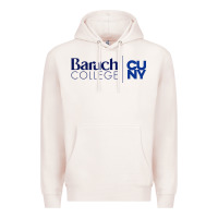 Pale Pink baruch college vectorized Premium Hoodie - linhVisuals