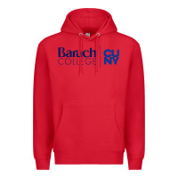 Red baruch college vectorized Premium Hoodie - linhVisuals