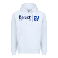 White baruch college vectorized Premium Hoodie - linhVisuals