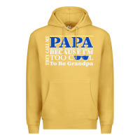 Antique Gold they call me papa because i'm too cool to be grandpa Premium Hoodie - linhVisuals
