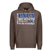 Coffee they call me papa because i'm too cool to be grandpa Premium Hoodie - linhVisuals