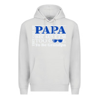 Dove Grey they call me papa because i'm too cool to be grandpa Premium Hoodie - linhVisuals