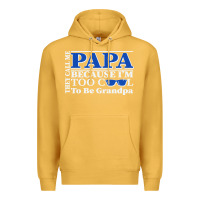 Mustard they call me papa because i'm too cool to be grandpa Premium Hoodie - linhVisuals