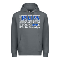 Rock they call me papa because i'm too cool to be grandpa Premium Hoodie - linhVisuals