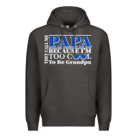 Smoke they call me papa because i'm too cool to be grandpa Premium Hoodie - linhVisuals