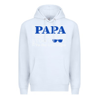 White they call me papa because i'm too cool to be grandpa Premium Hoodie - linhVisuals