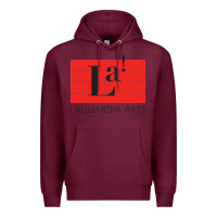 Burgundy fiorello h. laguardia high school of music Premium Hoodie - linhVisuals