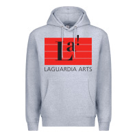 Heather Grey fiorello h. laguardia high school of music Premium Hoodie - linhVisuals