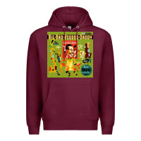 Burgundy big bad voodoo daddy Premium Hoodie - linhVisuals