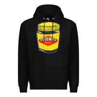 Black vegemite Premium Hoodie - linhVisuals