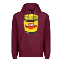 Burgundy vegemite Premium Hoodie - linhVisuals