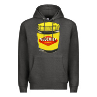 Charcoal Heather vegemite Premium Hoodie - linhVisuals