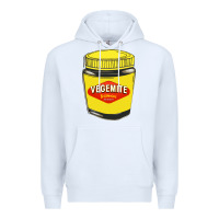 White vegemite Premium Hoodie - linhVisuals