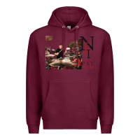 Burgundy neil peart r.i.p Premium Hoodie - linhVisuals