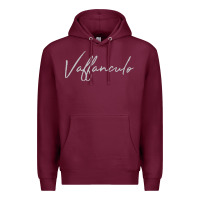 Burgundy vaffanculo essential Premium Hoodie - linhVisuals