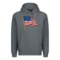 Rock American flag Premium Hoodie - linhVisuals